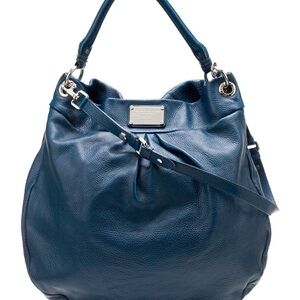 Marc by Marc Jacobs Deep Teal Pebbled Leather Hobo